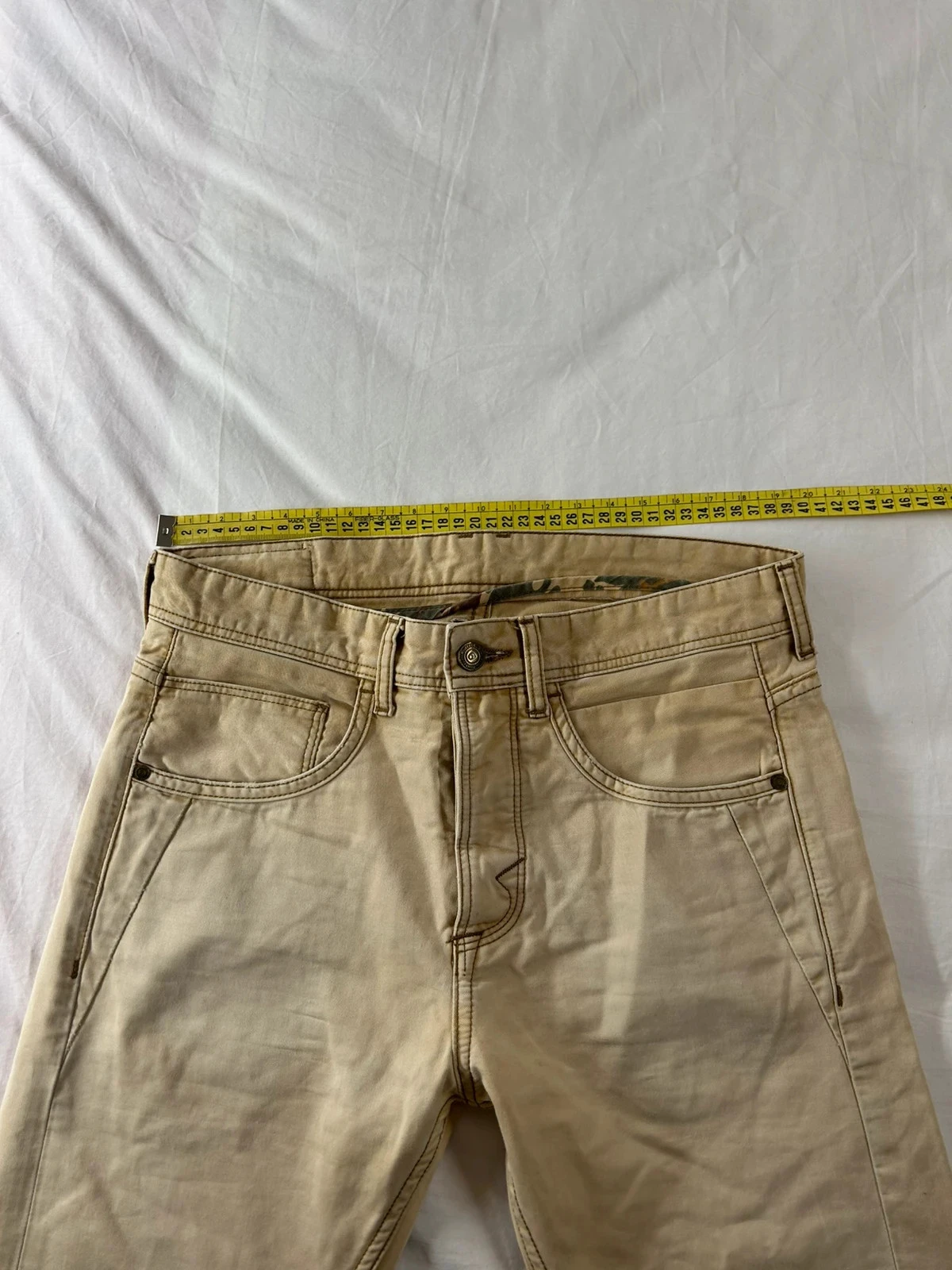 Jean skinny beige crème vintage Jules – photo 8